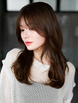 エインアンリー 明治神宮前(AIN.ANLY.) ◎デジタルパーマくびれカットコテ巻き風パーマ縮毛矯正韓国風