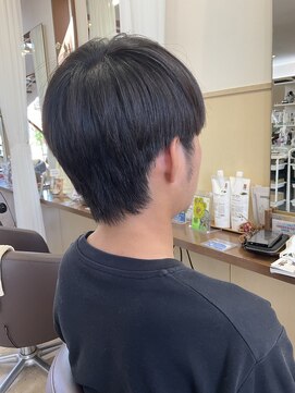 コアフィールフィス(COIFFURE fils) 【見附　今町】似合わせカット　黒髪ショート　清潔感