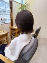 ヘアーポケット リタ(HAIR POCKET ritta)&nbsp;レイヤーボブ　×  オリーブブラウン