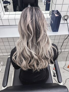 シャドールーツ/ハイトーンカラー/髪質改善