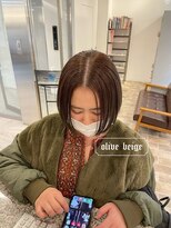 オーストヘアーフィガロ 本通り店(Aust hair Figaro)&nbsp;---olive beige---