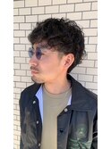 メンズスパイラルパーマ