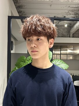 ノブレス ノアール(NOBLESSE NOIR) 【メンズ】マッシュ/ブラウン/パーマ