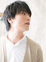 モッズヘア メン 仙台愛子駅前店(mod's hair men)&nbsp;20代30代社会人アッシュブラック清潔感ビジネスショートb仙台