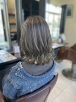 アース 大宮宮原店(HAIR&MAKE EARTH) 白髪ぼかしハイライトウルフ