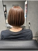 【Clair得丸】髪質改善/前下がりショートボブ