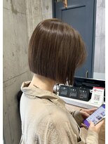 フィルムス ヨコハマ プラス(FILMS 横浜 +)&nbsp;ミルクブラウン/ボブ／オリーブページュ/ブリーチなし/横浜+