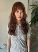 《竜矢》ブラウンヘアにドライパーマ