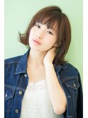 shell bear 銀座・東銀座 大人ヘルシーなオフェロ外跳ねボブ
