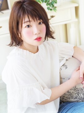 ジュレベール(JurerBelle) 【ジュレベール 松田】 大人可愛い外ハネ爽やかウエットボブ