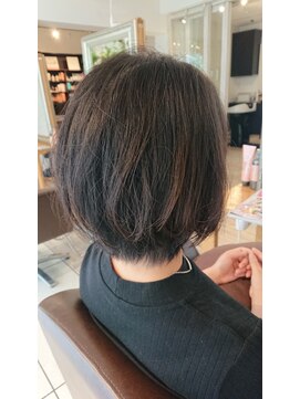 ウィービーパセリ atre川越店(WE BE PARSLEY) ダークトーンカラーショートボブスタイル♪【木村沙織】