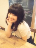 ヘアーミューズ リベロ(hair muse Livero)&nbsp;【Ｌｉｖｅｒｏ】黒髪ナチュラルミディ ３