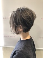 キャトルセゾン(quatre saisons)&nbsp;絶壁克服前下がりショートボブ