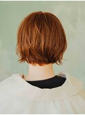 外ハネショートボブ