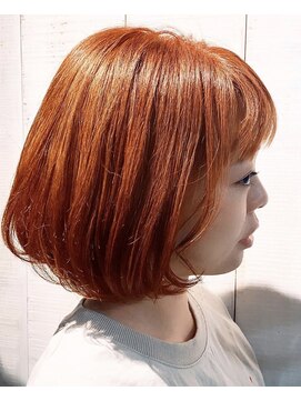ロッコ 深谷店(ROCCO) #アプリコットオレンジ#ブリーチ#N.#カラー#ハイトーンカラー
