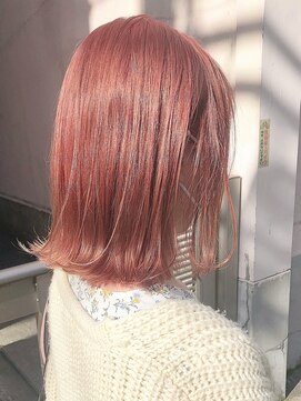 ソル(sol.) 【sol.】ヴェールピンク×ボブ