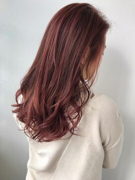 トータルビューティーハウス フラップ ミチ 野田店(total beauty house flap MICHI) ピンクラズベリーカラー