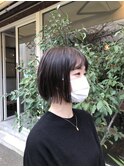 大人ボブ 似合わせカット×デザインカラー