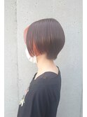 《LOPEhair/やよい》ショート＆インナーオレンジ♪
