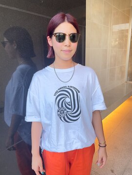 ニューポリシー(NEWpOLICY) きりっぱなしボブ/ラベンダーカラー/髪質改善