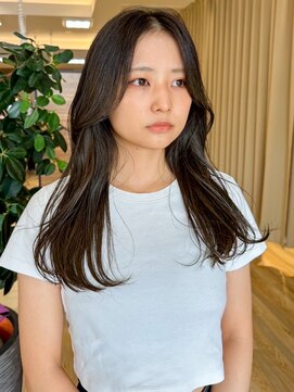 バランス ヘアーアンドアイラッシュ 野田店(balance.) 透明感カラー×韓国ヘア