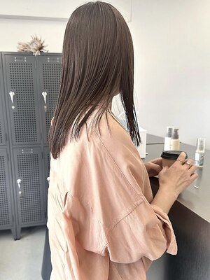 【カラーだけでなくヘアケアも一流】厳選したこだわりのTRで、自分史上最高の艶髪を実現。―GRIS―