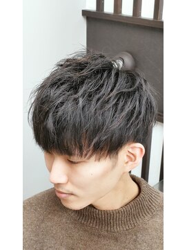 クフィア メンズヘアー カンポ 天王寺店(CUFFIA MEN'SHAIR CAMPO) ソフトツイストマッシュ／ニュアンスパーマ／ダークアッシュ