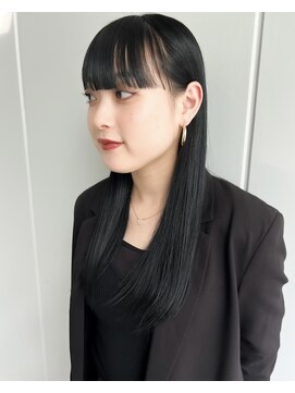 ジュリエッタ(giulietta) ロング　ストレート　黒髪　フルバング