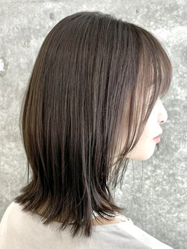 アヤラグランスパ 船橋店(AyaLA GRAN SPA) 【福田隆晃】ダークグレージュ/こなれミディ/透明感カラー