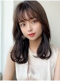 暗髪で韓国度アップ！モテ愛され重めレイヤー20代30代高田馬場