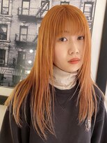 キャロルガーデンズ ボコカ 表参道(Carroll Gardens bococa)&nbsp;オレンジベージュ　ブリーチ　カラー