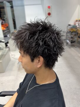 フィフス 渋谷(fifth) ツイストスパイラルパーマツーブロックメンズマッシュメンズ渋谷