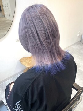 ドットハリス(.Hallis) ホワイトラベンダー/エンドカラー/ハイトーン/髪質改善