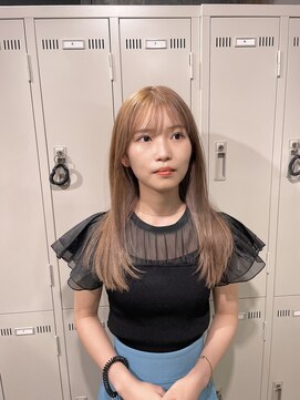 アイズ 横浜(IS) 横浜/ミルクティーベージュ/mikiya指名/レイヤーカット