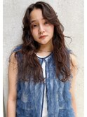 黒髪ボブルフネビージュ小顔ヘアワンレン