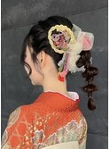 卒業式袴ヘア