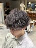 【平日限定：メンズ】メンズカット＋ツイストスパイラルパーマ￥8500