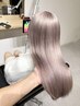 【ハイトーンにしたい方】エフェクトケアブリーチ2回＋カラー＋COTA生TR