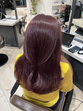 ユーフォリア 銀座本店(Euphoria) Mako / ピンクブラウン ブリーチなし 暖色 似合わせ