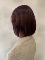 ビスクヘアデザイン(bisq hair design)&nbsp;ボブ　ミルクティーベージュ　艶髪　髪質改善カラー　ショート