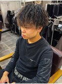 【amule hair】強めツイストスパイラルパーマ/10代/20代