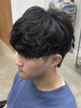 フィフス 天神大名(fifth) 天神シャドウパーマッシュウルフツイストスパイラルパーマ30代