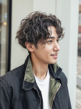 スパイラルパーマ×メンズパーマ