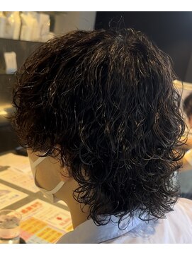 ダズルヘアーエイチ(DAZZLE hair H) 雰囲気抜群！マッシュウルフ×波巻きパーマ