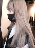 ポイントカラー ステップカットフェイスレイヤー姫カット/久保田