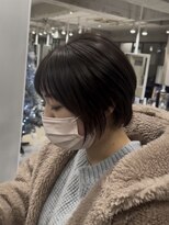 銀座ラボ 千葉店(LA BO)&nbsp;ショート髪質改善　ナチュラルブラウンカラー
