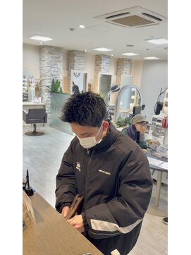 クレア(CREA) 20代30代メンズスパイキーショートツーブロ