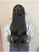 ロング個性派カチモリハーフアップ欲しい