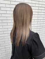 フェンヘアーアイス 中目黒(Fen.hair ici)&nbsp;大人美人艶カラーベージュ小顔カット透明感レイヤーロング