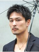 ルーズアクティブアップバングショート